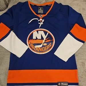 Fanatics Blue and Orange Islanders Women's Jersey